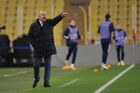 In this handout photo released by Russian Football Union, Russia’s head coach Stanislav Cherchesov reacts during the Nations League soccer match between Turkey and Russia, in Istanbul, Turkey. Editorial use only, no archive, no commercial use. Location: Turkey, Istanbul. Author: Mikhail Shapayev/Sputnik. Turkey Soccer Nations League Turkey - Russia