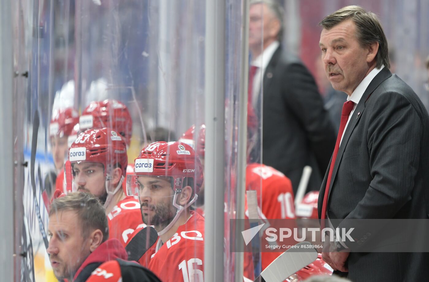 Russia Ice Hockey Spartak - Severstal | Sputnik Mediabank