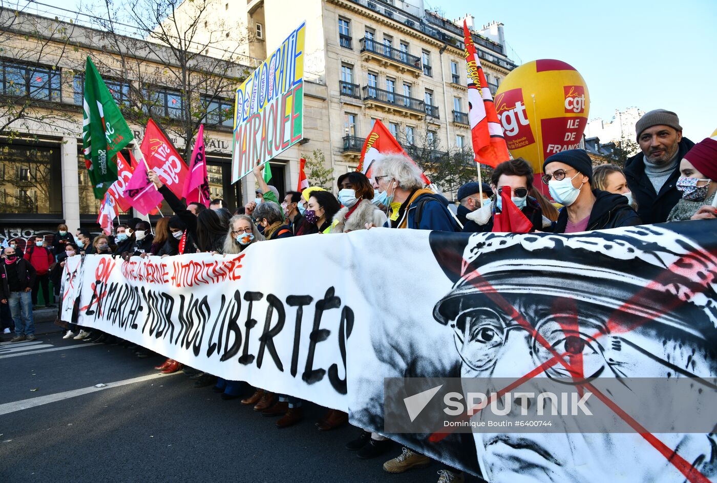 France Protests Sputnik Mediabank