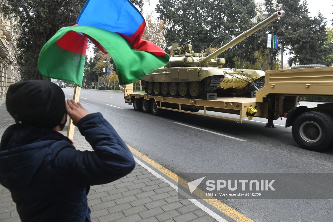 Azerbaijan Military Parade Rehearsal | Sputnik Mediabank