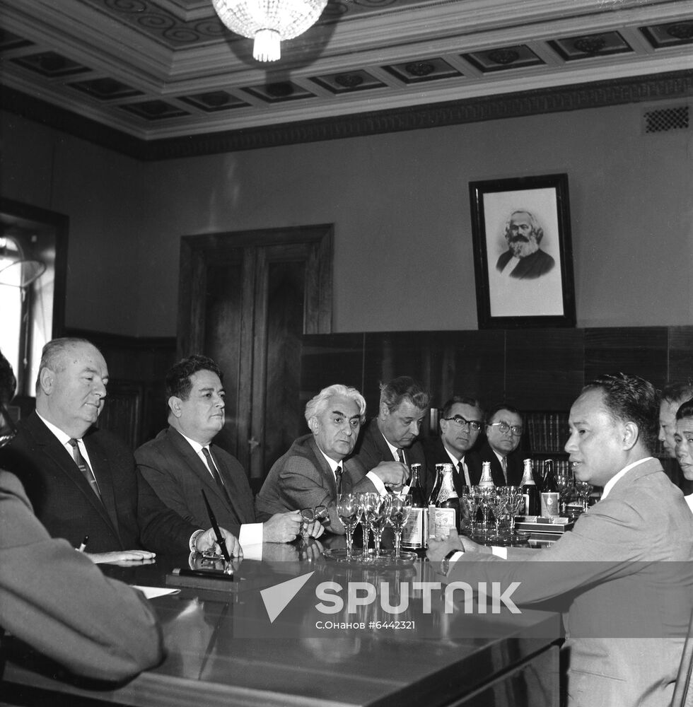 Cambodian Foreign Minister Phurissara visits USSR Sputnik Mediabank