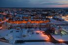 An aerial view of Tobolsk, Tyumen region, Russia. Location: Russia, Tyumen region, Tobolsk. Author: Alexey Malgavko. Russia Tourism