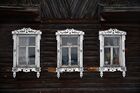 A wooden house is pictured in Tobolsk, Tyumen region, Russia. Location: Russia, Tyumen region, Tobolsk. Author: Alexey Malgavko. Russia Tourism