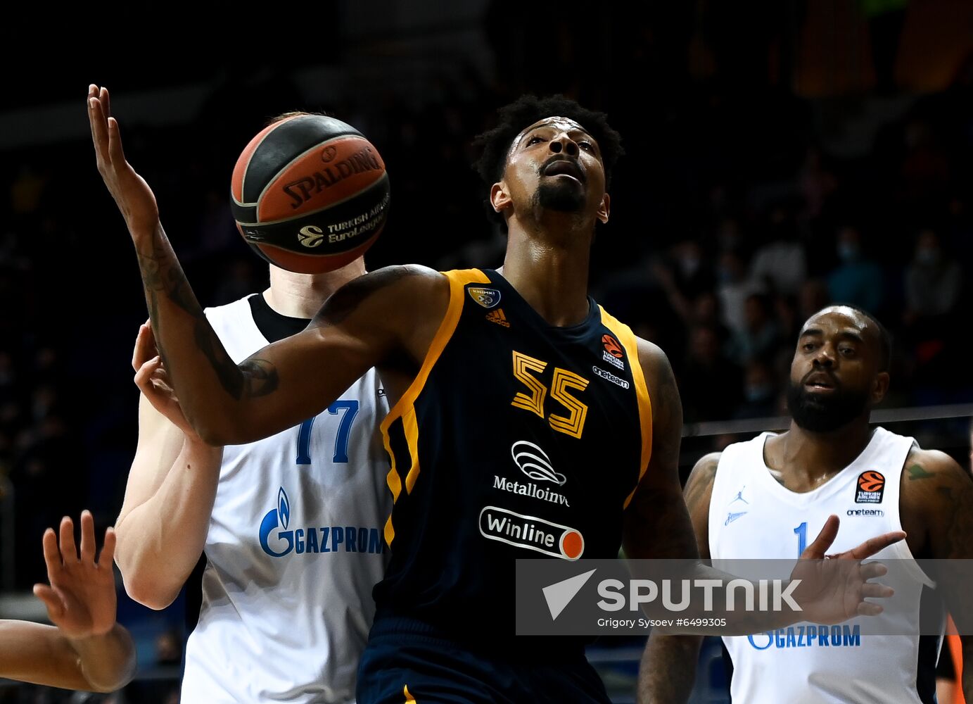 Russia Basketball Euroleague Khimki Zenit Sputnik Mediabank