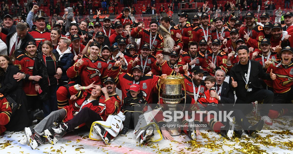 Russia Ice Hockey Gagarin Cup Winner Avangard Sputnik Mediabank