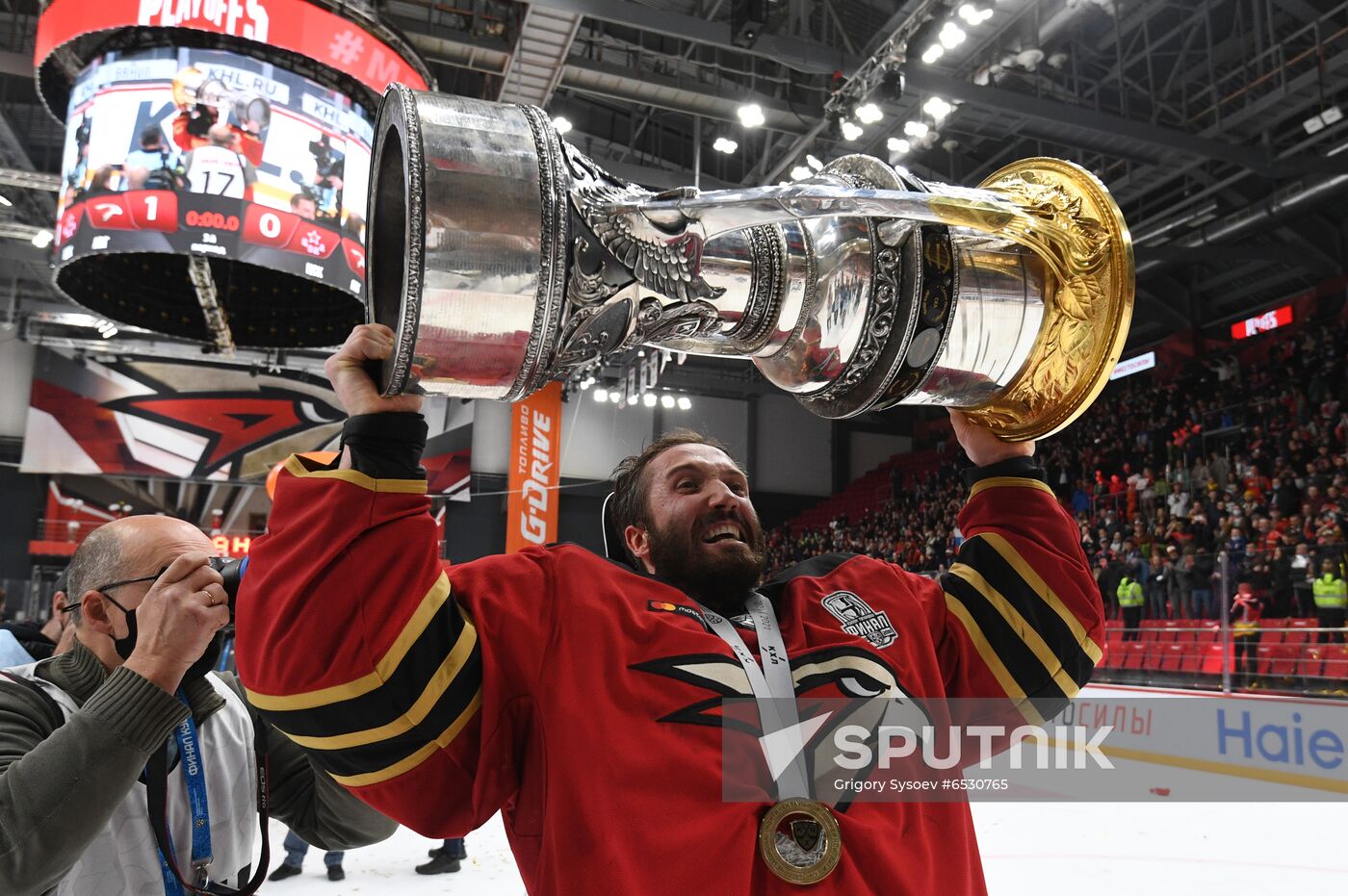 Russia Ice Hockey Gagarin Cup Winner Avangard | Sputnik Mediabank