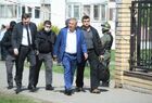 Tatarstan's regional President Rustam Minnikhanov, centre, arrives at the scene of a shooting at Gymnasium No. 175 in Kazan, Russia's Republic of Tatarstan. According to preliminary data, six schoolchildren and a teacher were killed. The suspected attacker, a 19-year-old male, was detained earlier in the day. Location: Russia, Republic of Tatarstan, Kazan. Author: Maksim Bogodvid. Russia School Shooting