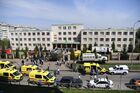 Police, employees of Russian Emergency Situations Ministry, and paramedics work at the scene of a shooting at Gymnasium No. 175 in Kazan, Russia's Republic of Tatarstan. According to preliminary data, six schoolchildren and a teacher were killed. The suspected attacker, a 19-year-old male, was detained earlier in the day. Location: Russia, Republic of Tatarstan, Kazan. Author: Maksim Bogodvid. Russia School Shooting