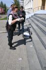 In this handout photo released by the Tatarstan's Presidential Press Office, forensic experts work at the scene of a shooting at Gymnasium No. 175 in Kazan, Russia's Republic of Tatarstan. At least nine people, including seven children, were killed in the school shooting, while 20 more people were hospitalized with injuries. A former student of the Gymnasium No. 175, 19-year-old male who started shooting at the educational institution was detained earlier in the day. Editorial use only, no archive, no commercial use. Location: Russia, Republic of Tatarstan, Kazan. Russia School Shooting