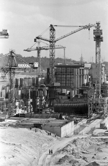 Construction of Kruonis water accumulation power station