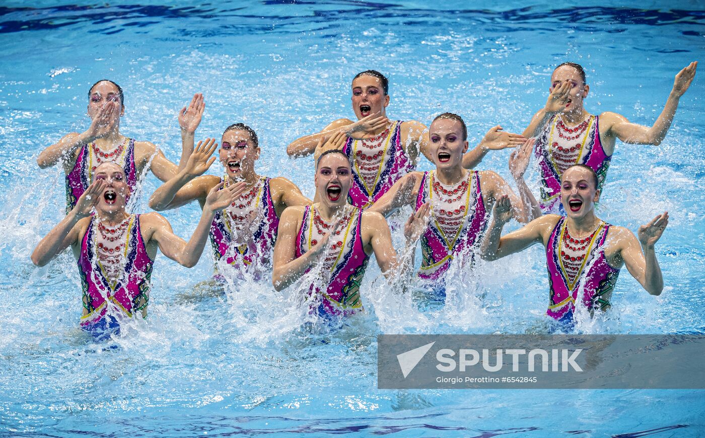 Hungary European Aquatics Championship Artistic Swimming Team Technical