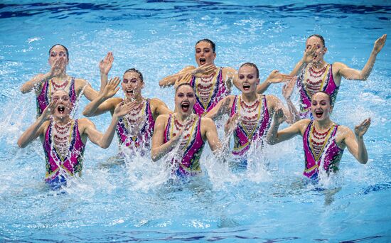 Hungary European Aquatics Championship Artistic Swimming Team Technical