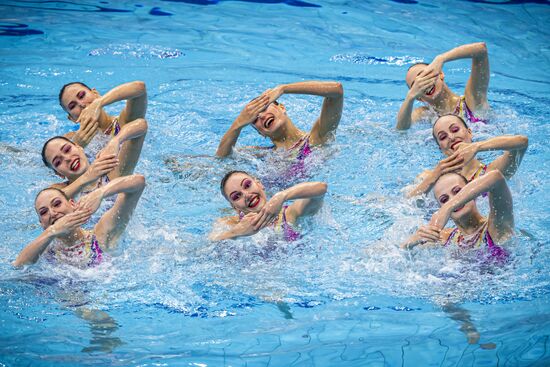 Hungary European Aquatics Championship Artistic Swimming Team Technical