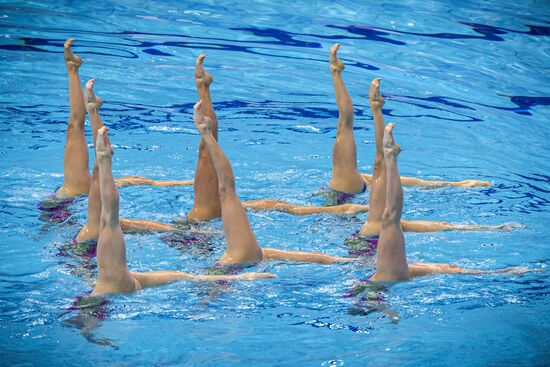 Hungary European Aquatics Championship Artistic Swimming Team Technical