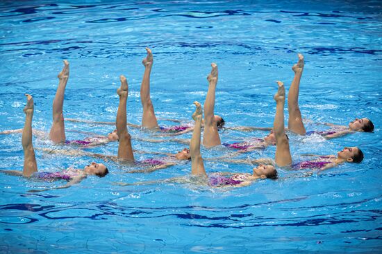 Hungary European Aquatics Championship Artistic Swimming Team Technical