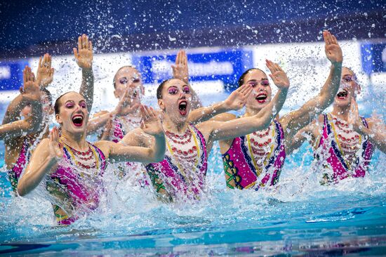 Hungary European Aquatics Championship Artistic Swimming Team Technical