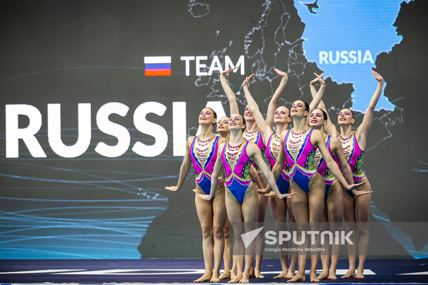 Hungary European Aquatics Championship Artistic Swimming Team Technical
