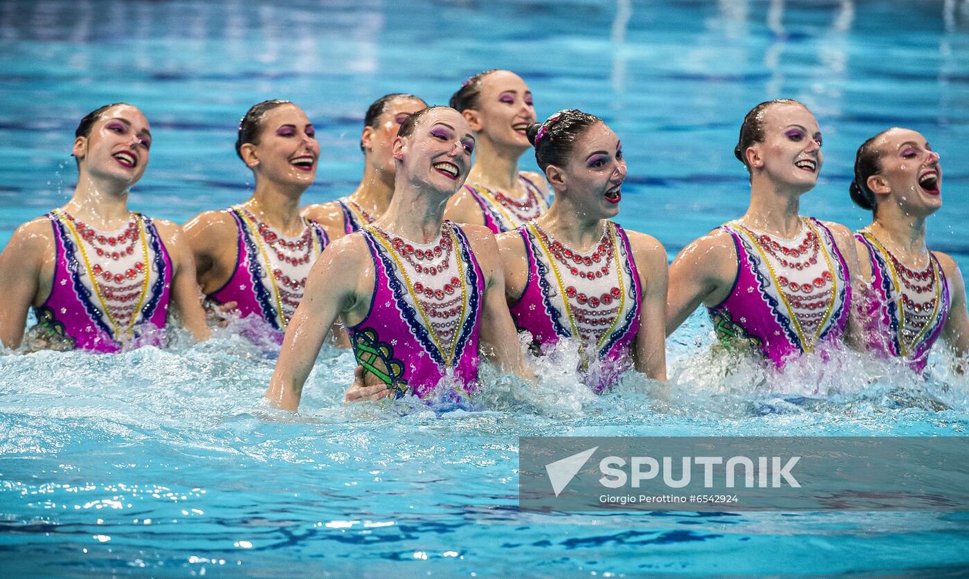 Hungary European Aquatics Championship Artistic Swimming Team Technical