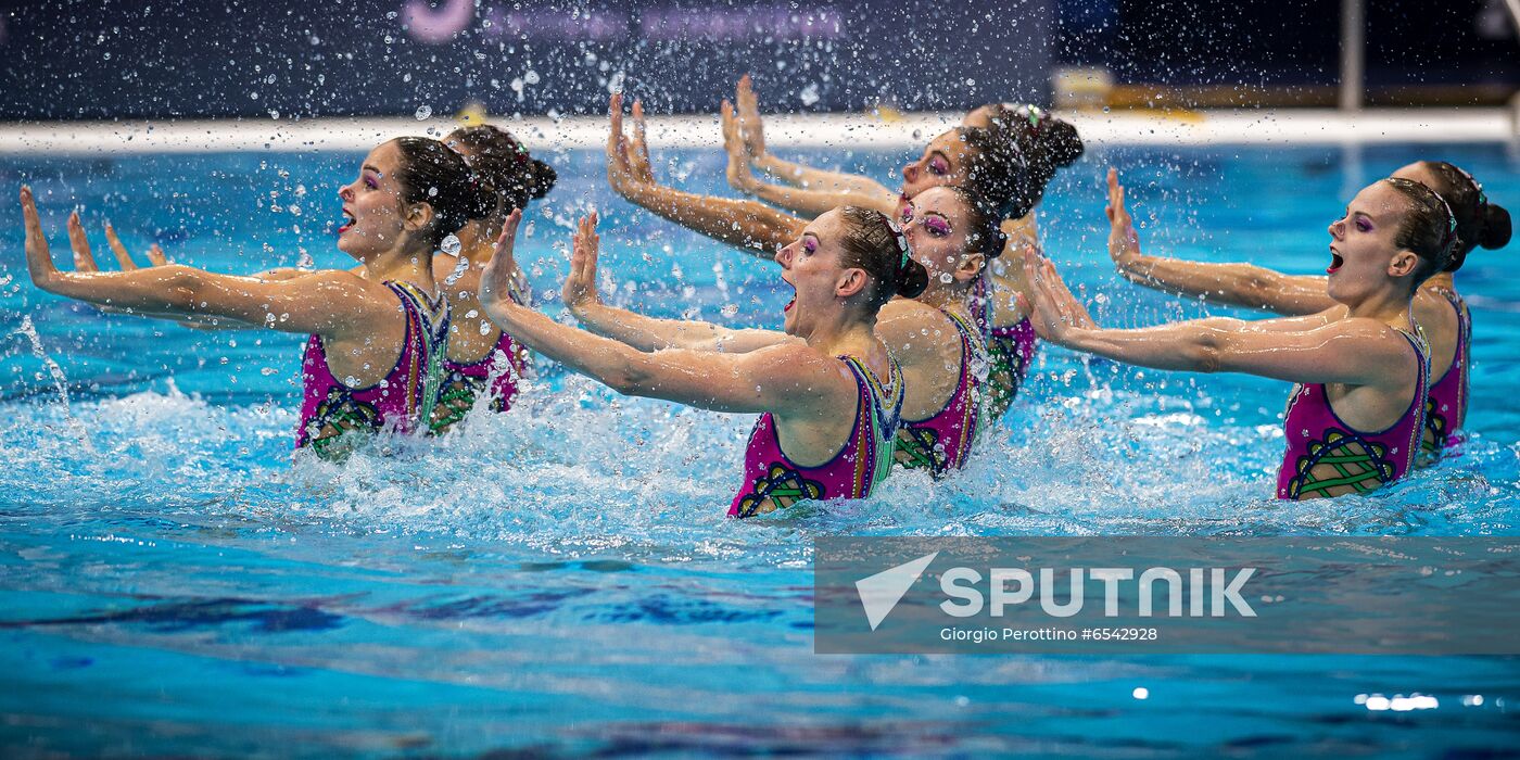 Hungary European Aquatics Championship Artistic Swimming Team Technical