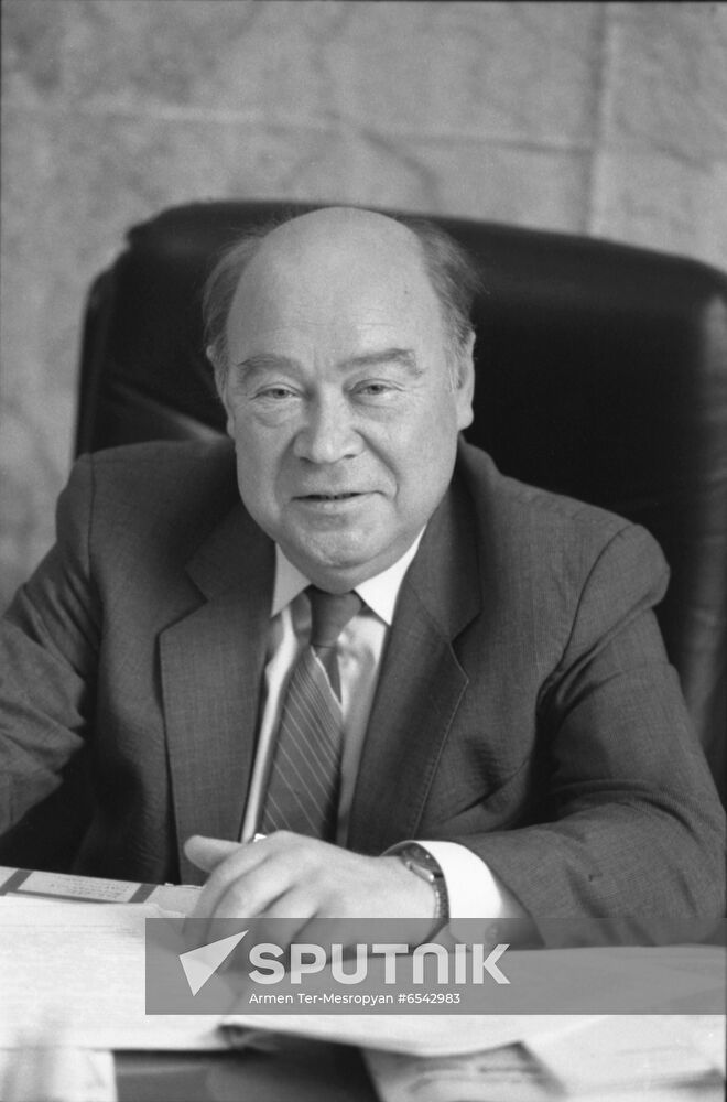 Deputy USSR State Bank Board Chairman Valery Pekshev