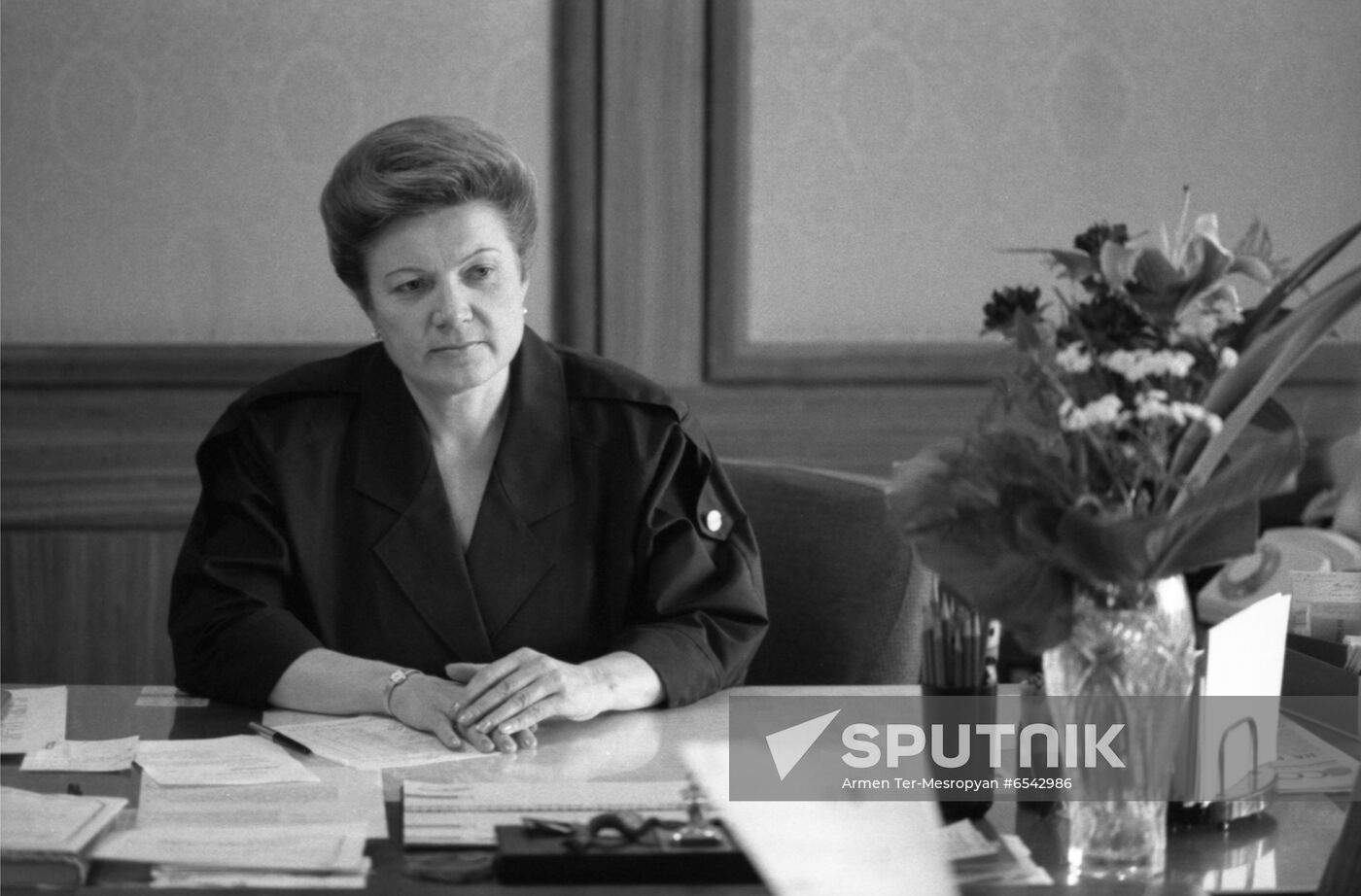 Soviet Deputy Minister of Culture Nina Silkova