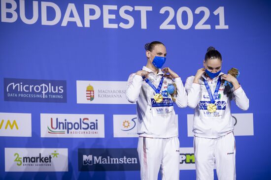 Hungary European Aquatics Championship Artistic Swimming Duet Technical