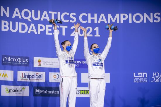 Hungary European Aquatics Championship Artistic Swimming Duet Technical