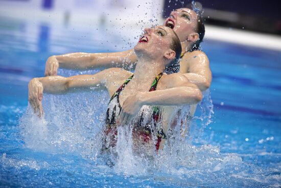 Hungary European Aquatics Championship Artistic Swimming Duet Technical