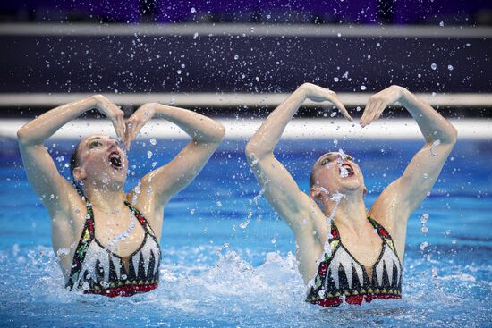 Hungary European Aquatics Championship Artistic Swimming Duet Technical