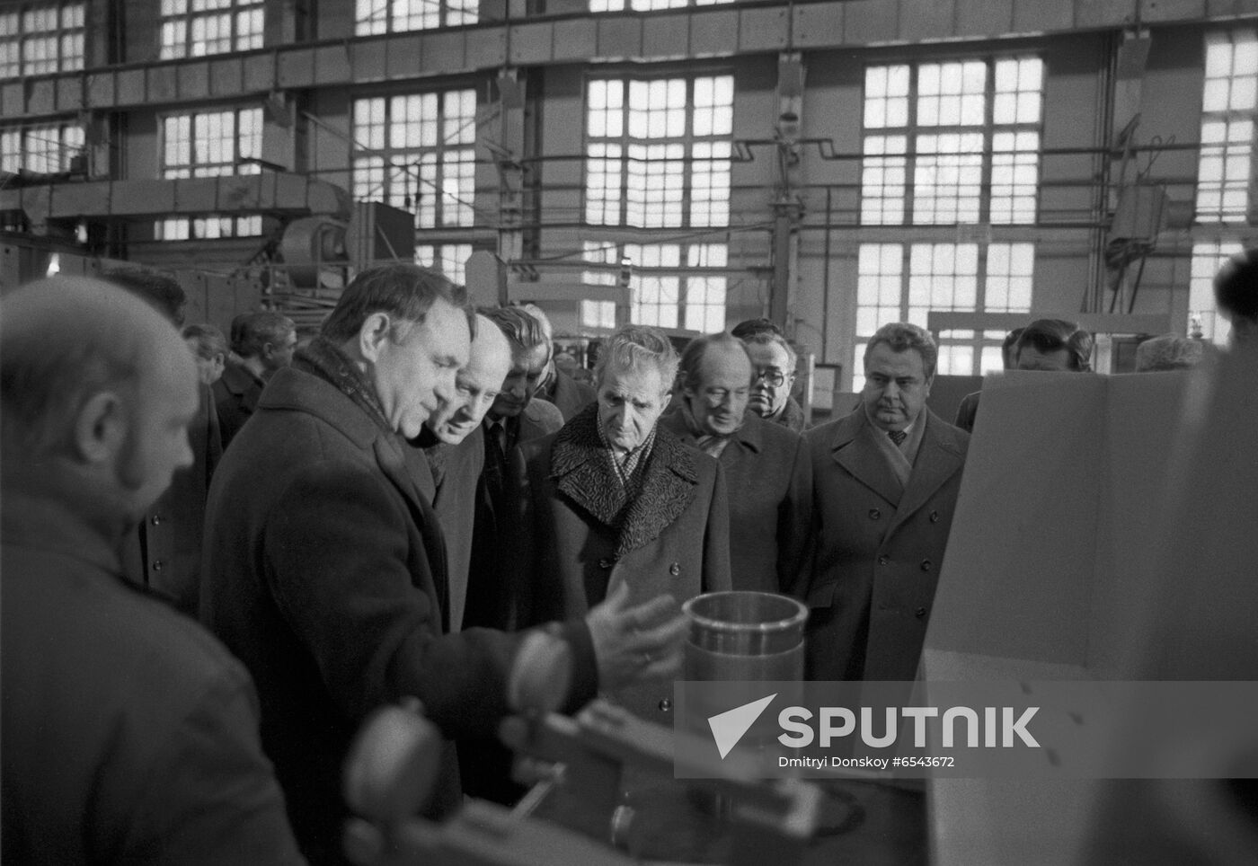 Delegation of Romanian Communist Party visits USSR