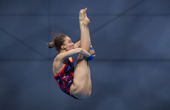 Hungary European Aquatics Championship Diving Women Platform