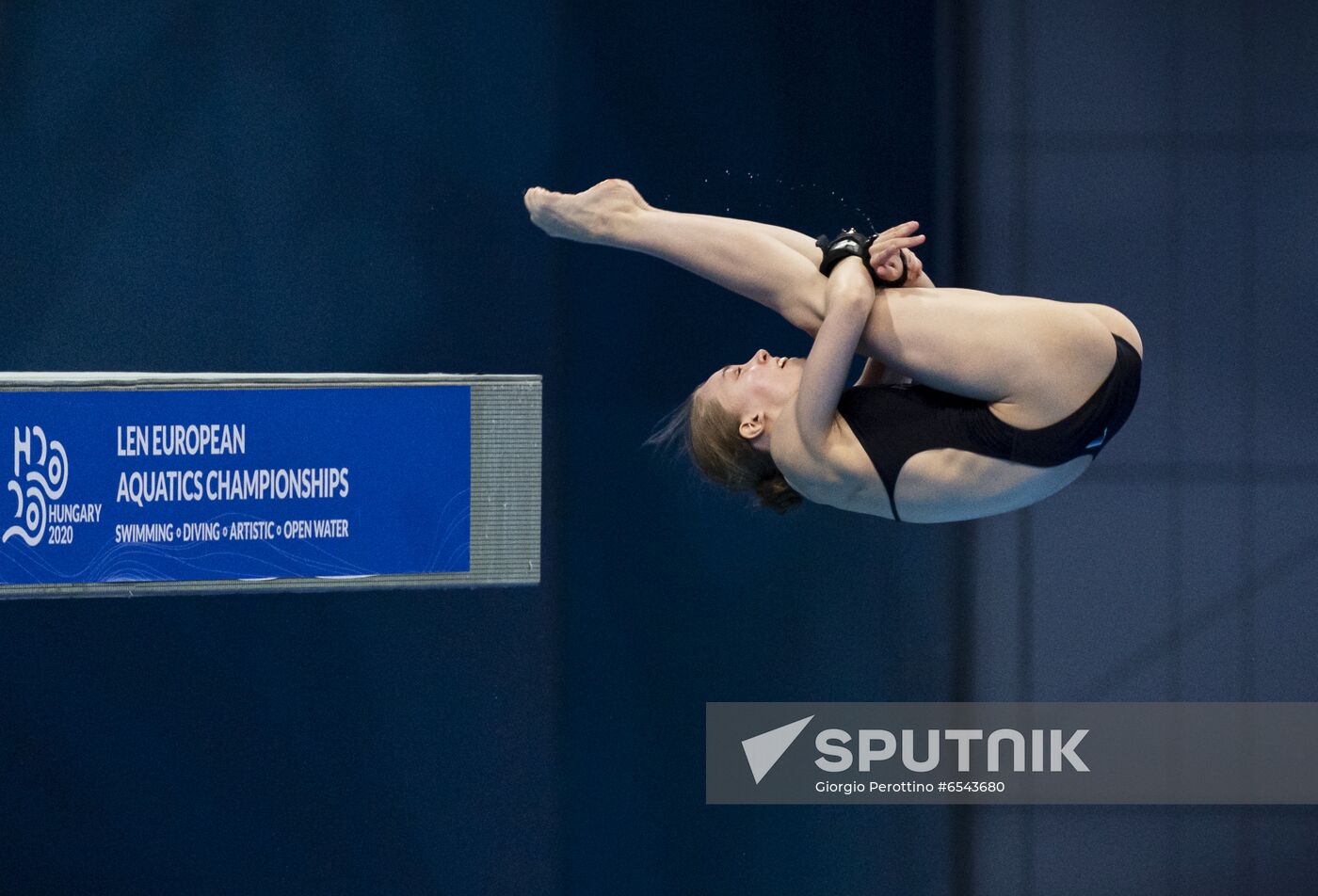 Hungary European Aquatics Championship Diving Women Platform