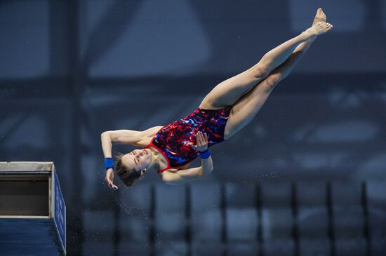 Hungary European Aquatics Championship Diving Women Platform