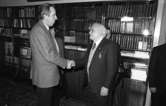 Venezuelan Communist Pompeyo Marquez in Moscow
