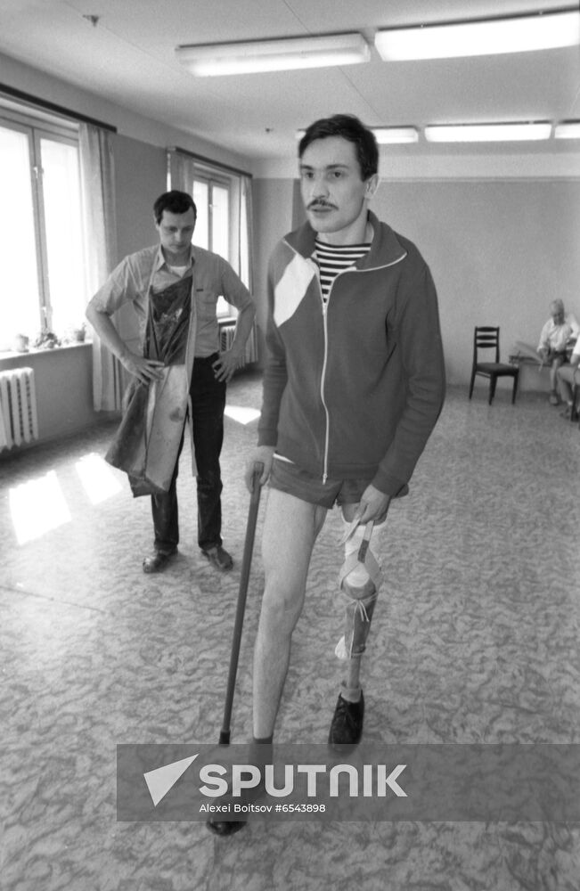 Afghan War veterans in Krasnogorsk hospital