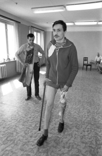 Afghan War veterans in Krasnogorsk hospital