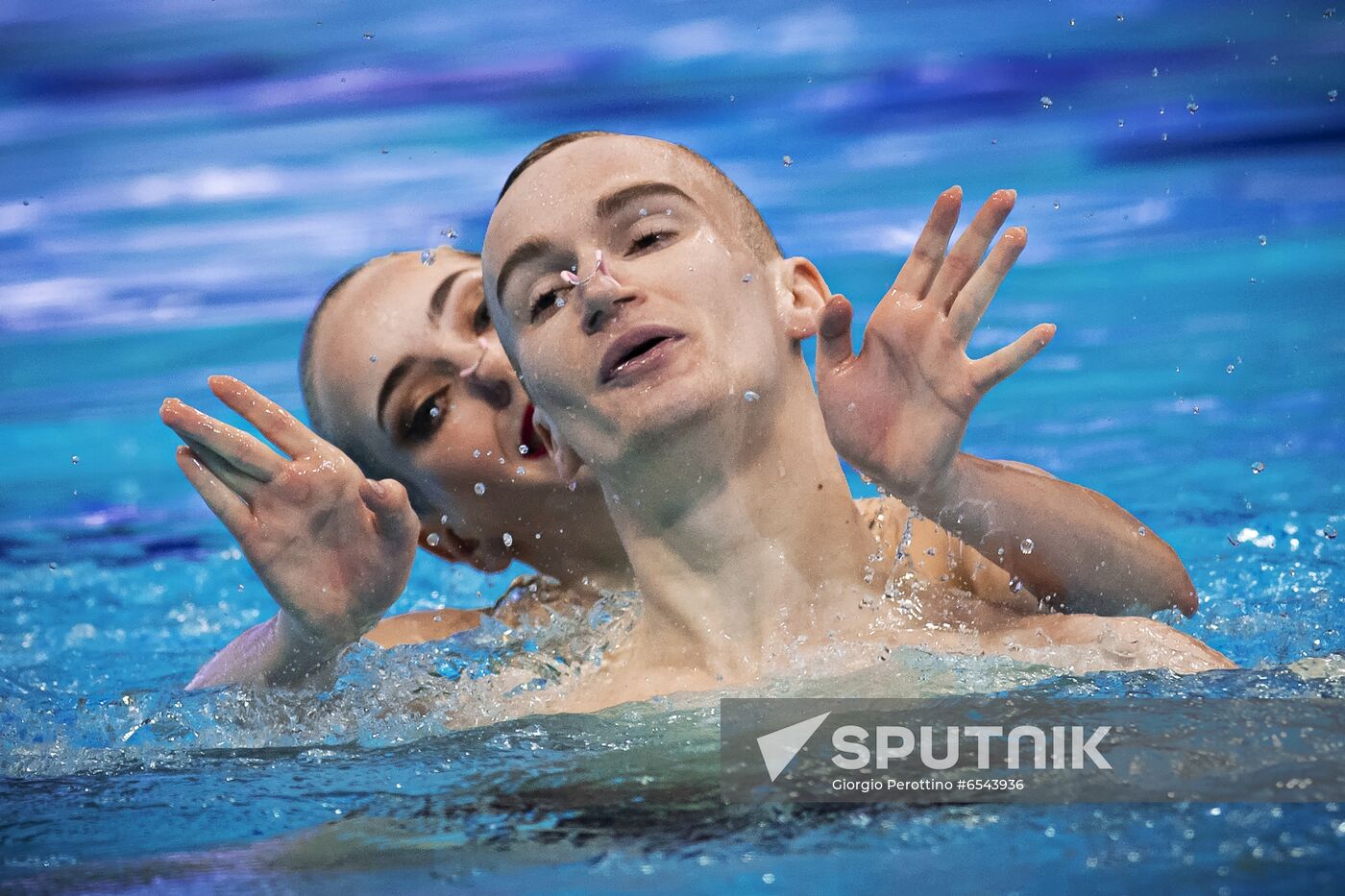 Hungary European Aquatics Championship Artistic Swimming Mixed Duet Free