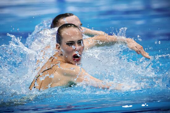 Hungary European Aquatics Championship Artistic Swimming Mixed Duet Free