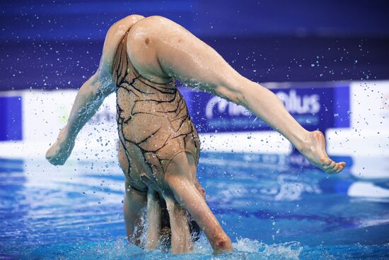 Hungary European Aquatics Championship Artistic Swimming Mixed Duet Free