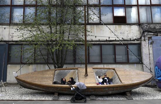 Sevkabel Port cultural space in St. Petersburg