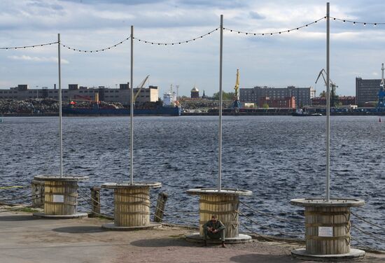 Sevkabel Port cultural space in St. Petersburg