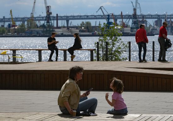 Sevkabel Port cultural space in St. Petersburg