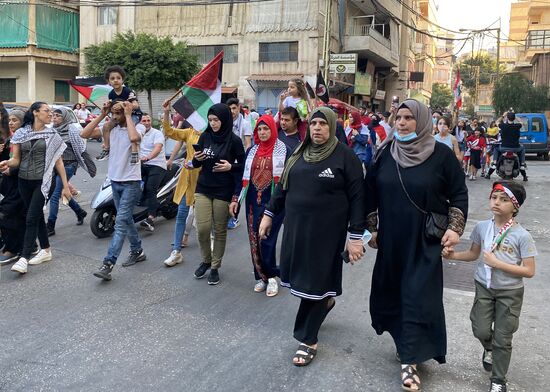 Lebanon Palestine Support Rally