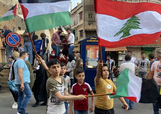Lebanon Palestine Support Rally