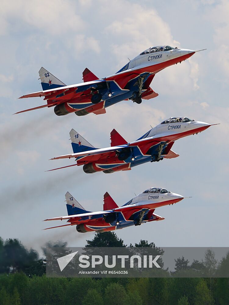 Russia Aerobatic Teams Anniversary