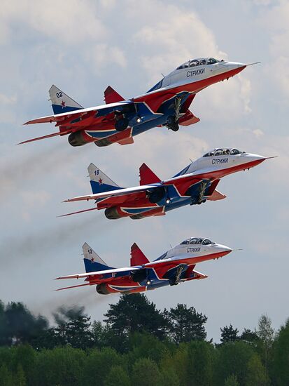 Russia Aerobatic Teams Anniversary