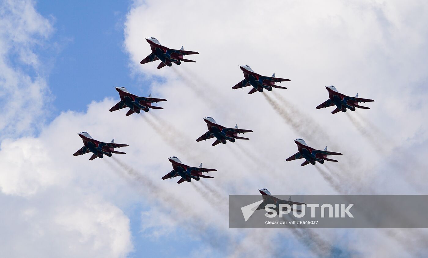 Russia Aerobatic Teams Anniversary
