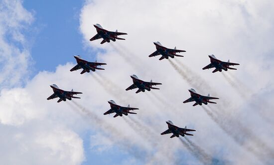 Russia Aerobatic Teams Anniversary