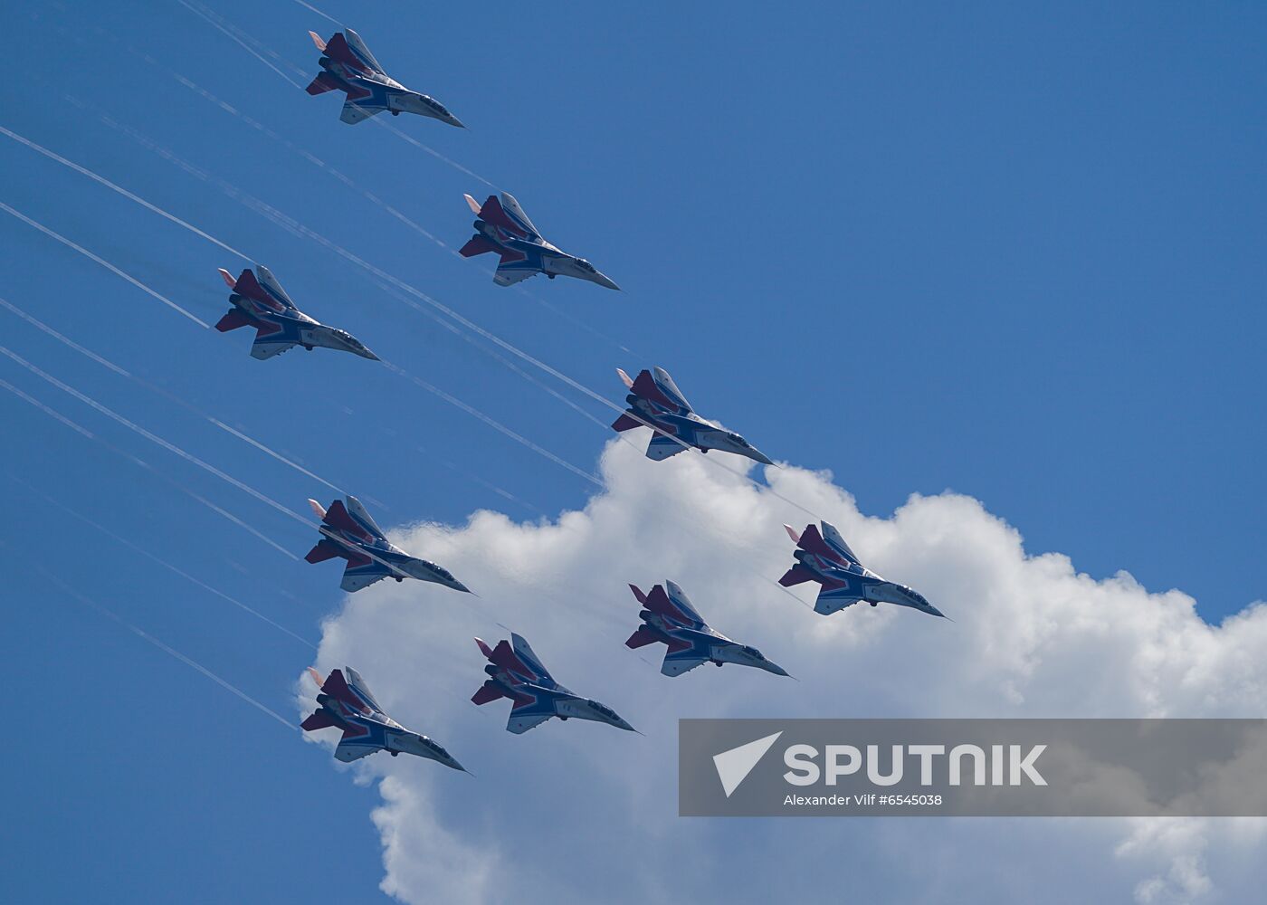 Russia Aerobatic Teams Anniversary