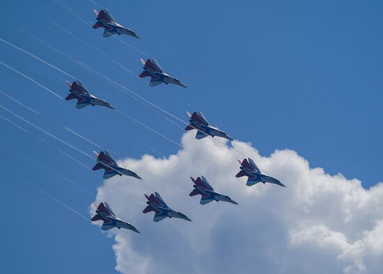 Russia Aerobatic Teams Anniversary